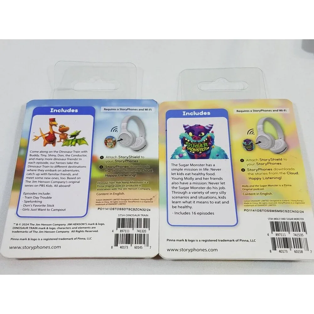 Storyshield Lot Of 4 For Storyphones Storytelling Headphones for Kids New Sealed